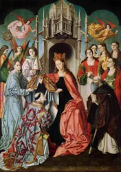 Übergabe der Kasel an St. Ildefonso